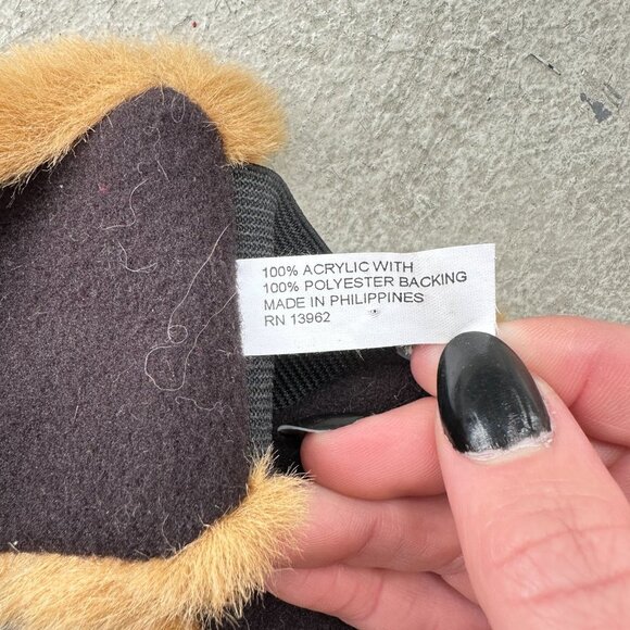 Brown Faux Fur Headband Head Wrap - Picture 10 of 12